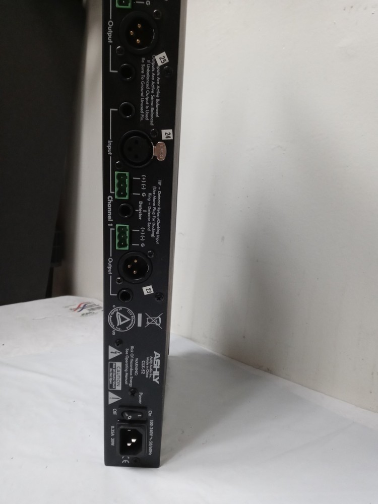 ASHLY CLX-52 Professional 2 Channel Compressor / Limiter Processor