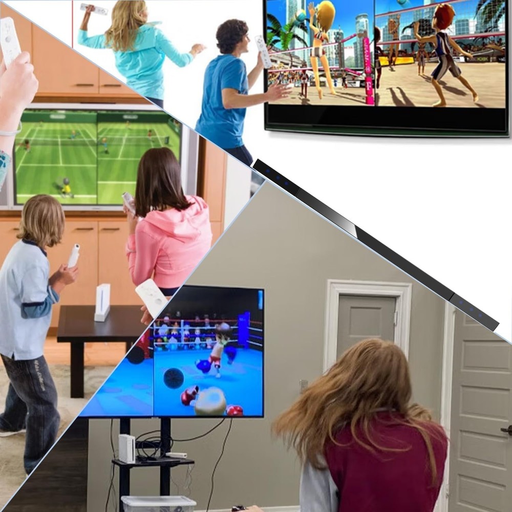 Stable Wired Infrared Sensor Bar for Wii - Ideal Replacement with Flexible Setup