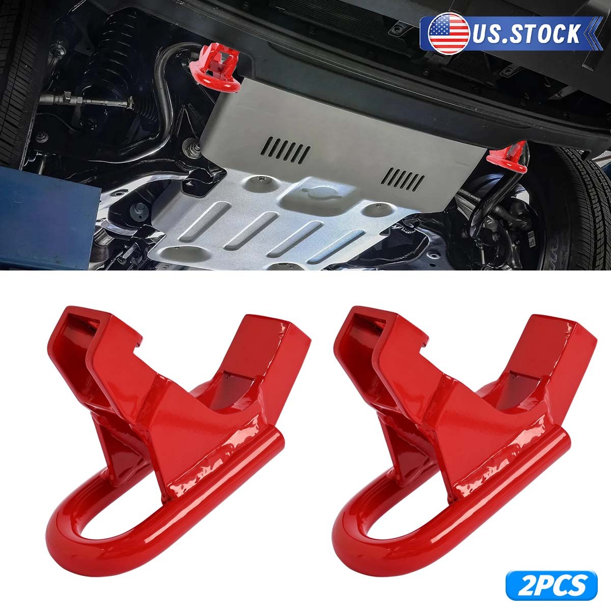 Front Recovery Tow Hook Steel For Toyota Tundra Sequoia 2022-2025 450-72T001-R