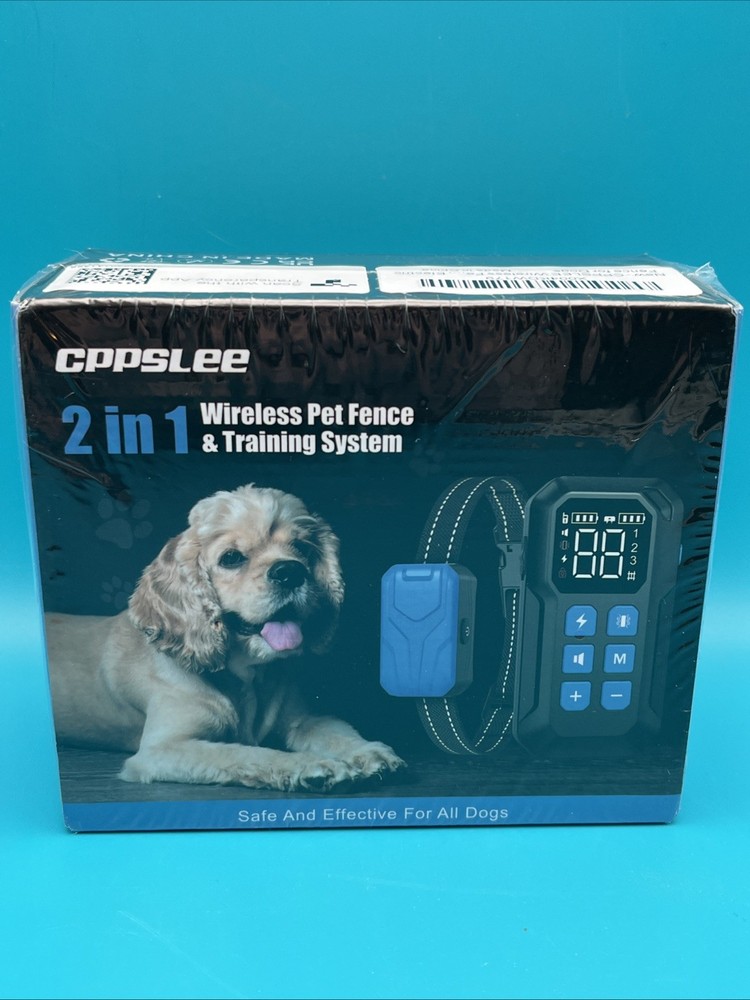 Wireless Pet Fence And Training System By Cppslee 32-1000ft Range.