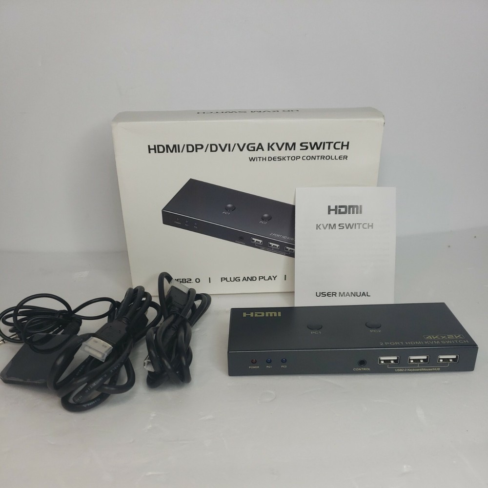 HDMI, DP, DVI, VGA, KVM SWITCH
