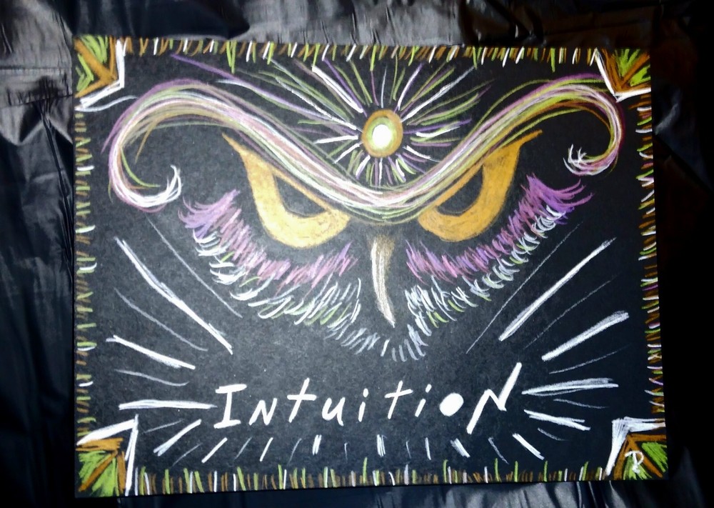 DALLY 🌘  Original pencil drawing OWL magic