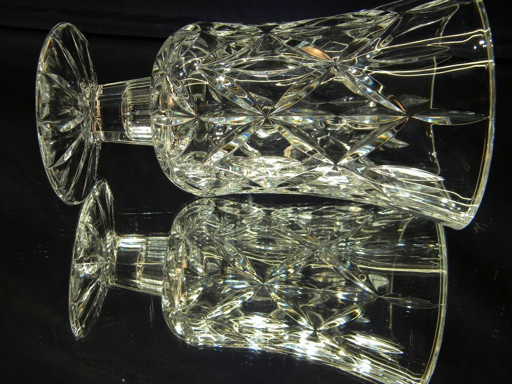 Lead Crystal Pedestal Vase
