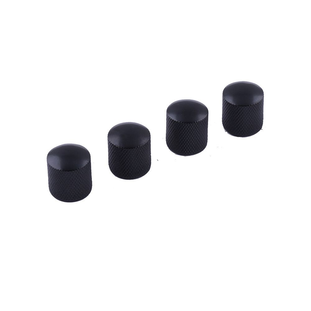 Guitar Speed Control Knobs Volume Tone Knobs for Fender Tele or Bass 4pcs Black