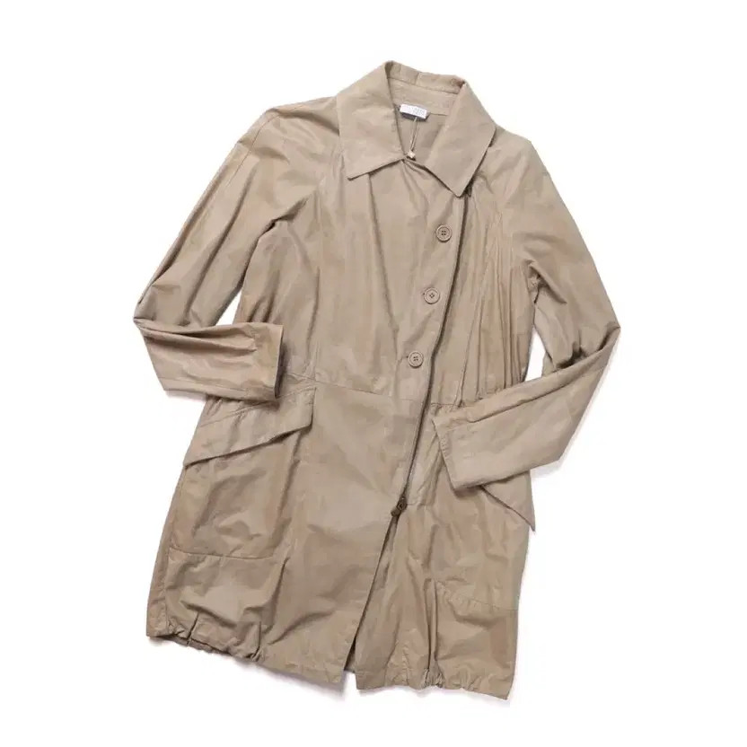 Brunello Cucinelli Leather Half Coat Official