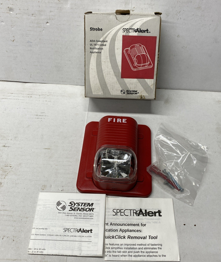 Spectra Alert System Sensor  Md S241575 STROBE    JHFC-01