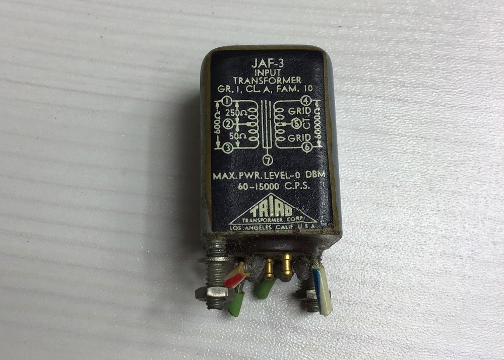 TRIAD JAF-3 Input Transformer