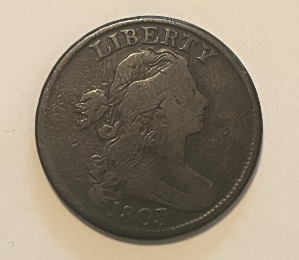 1803 Draped bust large cent  S-239 fine