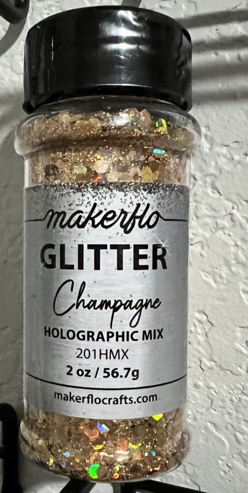 Craft Glitters 2oz Shaker Bottle High Quality Polyester & Solvent Resistant