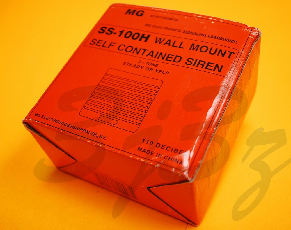 MG Electronics SS-100H Wall Mount Self Contained Siren