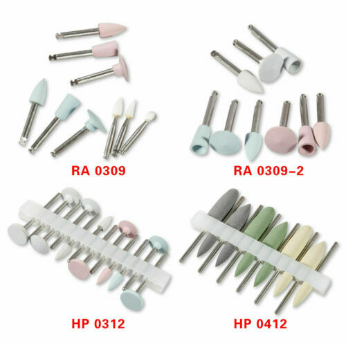 Dental Prophy Cups Composite Polishing Kit for Low Speed Handpiece RA/HP Burs Dr