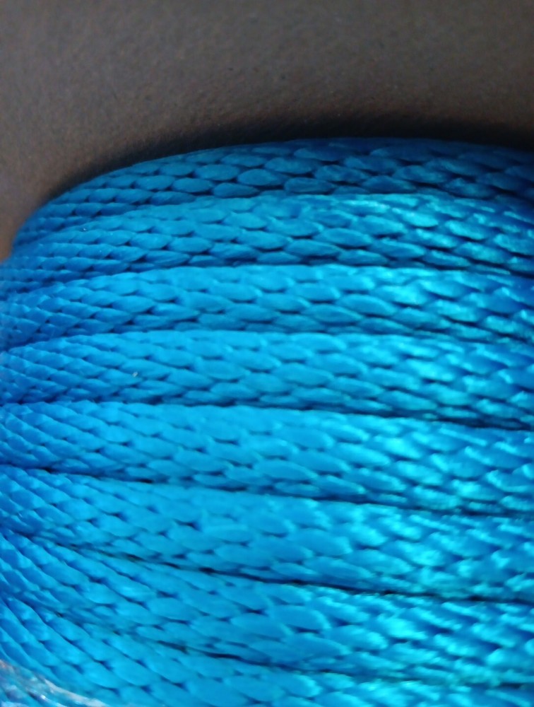 5/16” x 333 ft. Solid Braid Mfp Rope. Blue.  Made in USA