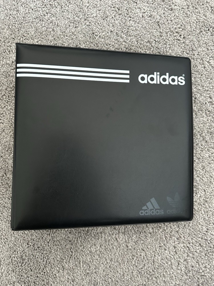 Adidas Logo Black PVC Binder
