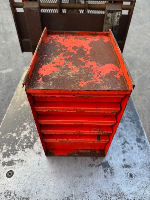 Vintage MAC Tools 5 Drawer Mini Side Hanging Caddy Toolbox Box