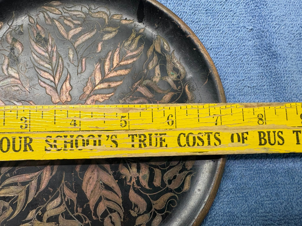 Decorative Copper 7.5" Hanging Plate