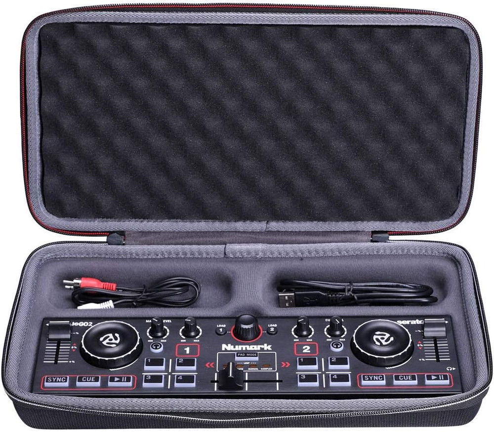 XANAD Hard Case for Numark DJ2GO2 Touch or Numark DJ2GO2 Pocket DJ Controller -