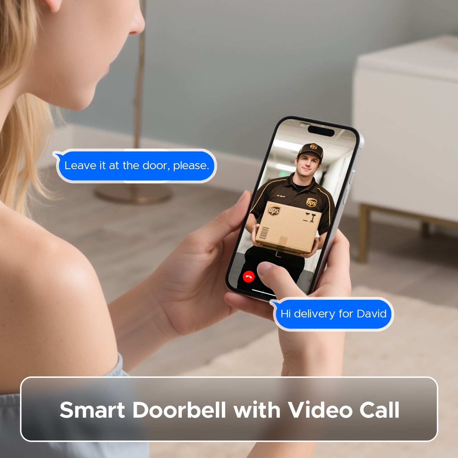Security Smart Lock with Camera & Video Doorbell Fingerprint Door Lock Live View