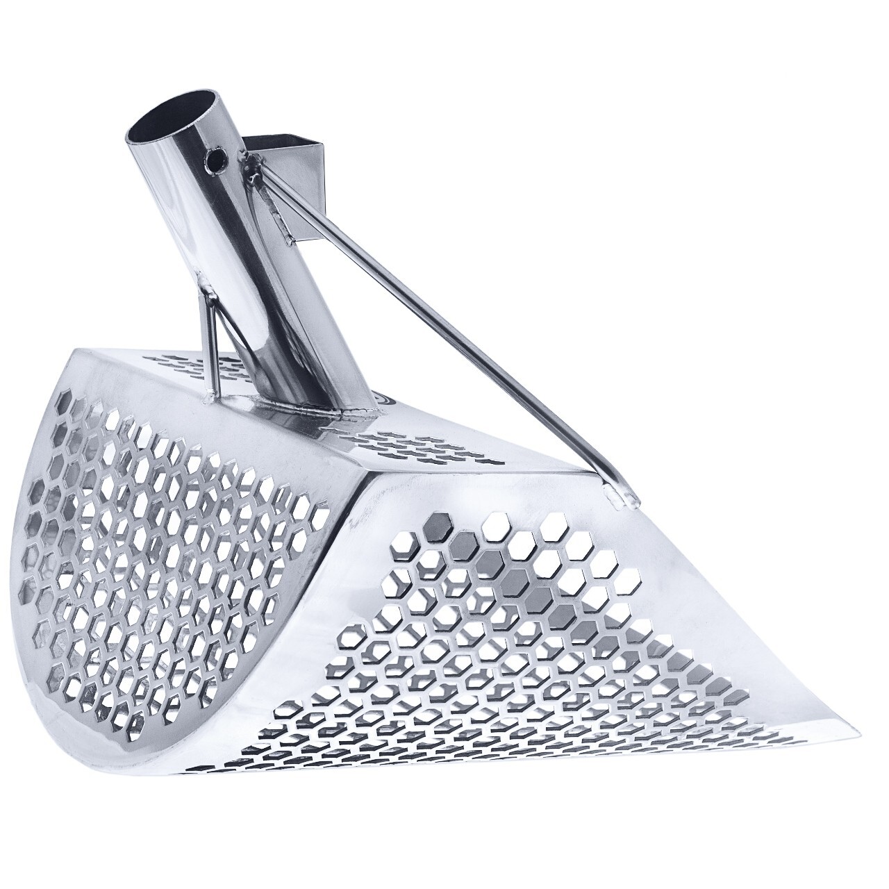 CKG Beach Sand Scoop Metal Detector Shovel Stainless Steel Treasure Hunting Tool