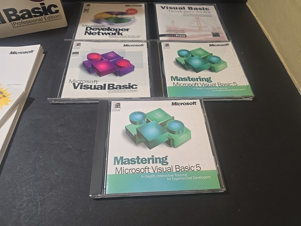 Microsoft Visual Basic Professional Edition Version 5.0 Academic CD Media