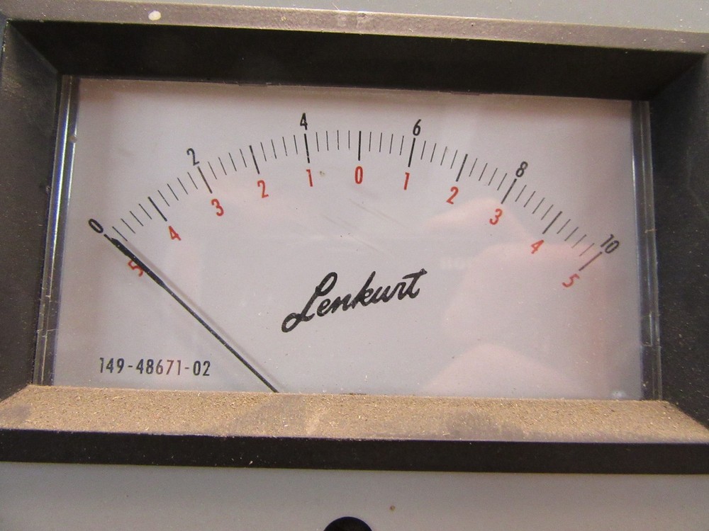 vintage lenkurt 48532-01 receiver meter unit issue 7 m1 [3*D-25]