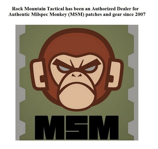 Milspec Monkey MSM Morale Patch - Nylon - MOLON LABE SCROLL TAB - FOREST - NEW