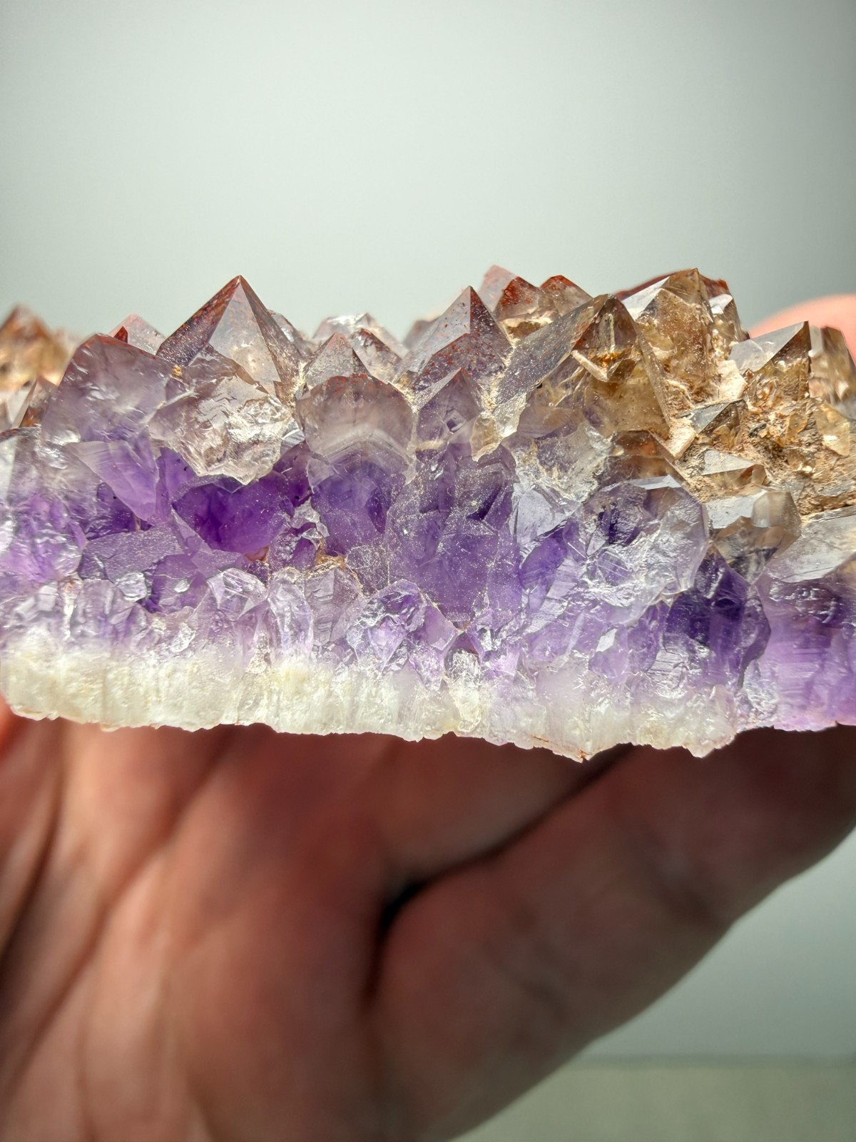 COLLECTORS!! Hematite included Amethyst plate - Blue Point Mine- Thunder Bay, CA