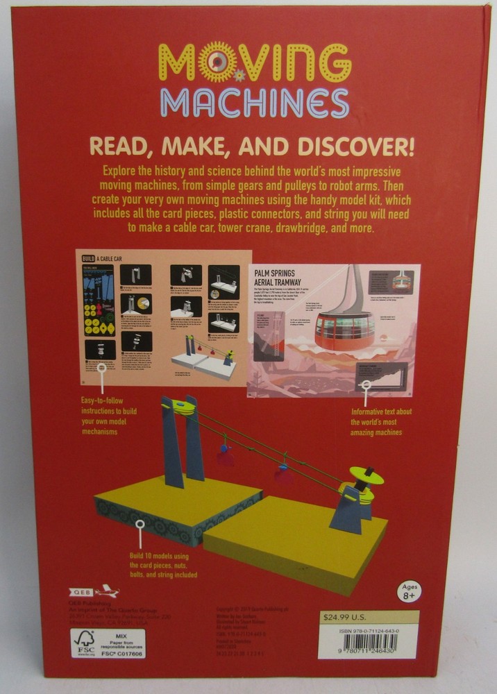 QEB Publishing Moving Machines, Build 10 Models.