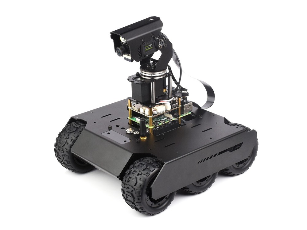 Waveshare 360° Omnidirectional High-Torque 2-Axis Expandable Pan-Tilt Camera