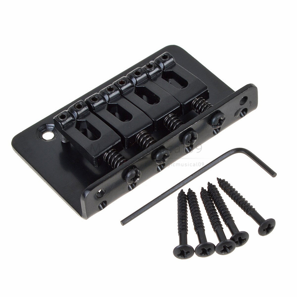 Cigar Box Guitar Parts 4-string Bottom Loading Hard-tail Adjustable Bridge