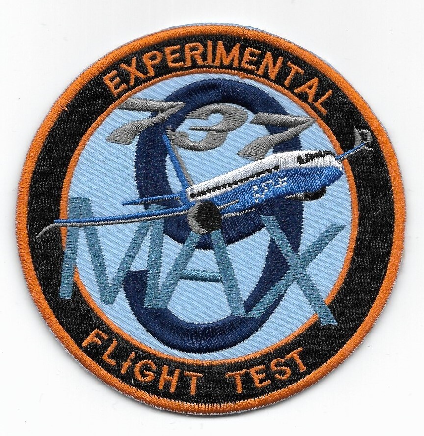 Boeing Company 737-9 Max Experimental Flight Test Patch
