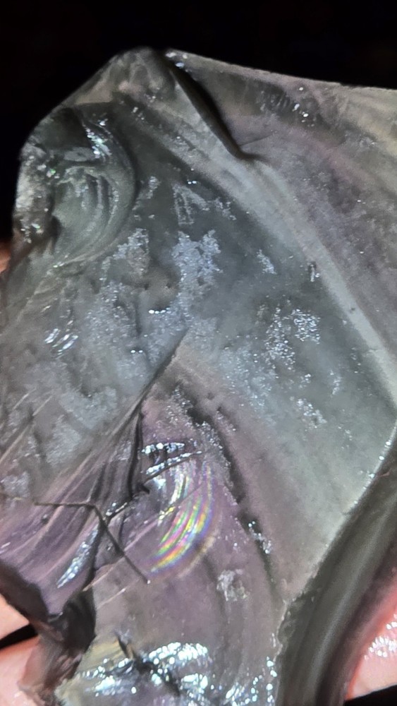 rainbow obsidian rough Lot