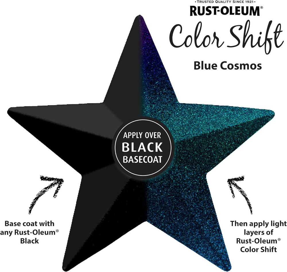 Rustoleum Color Shift Spray Paint, 11 Ounce, Cosmos Blue