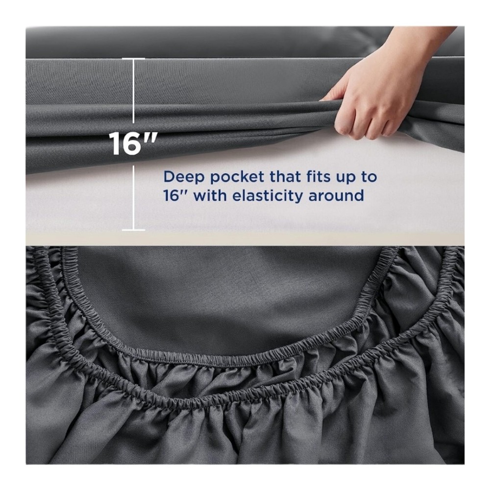 queen sheet set deep pocket Fitted Sheet NWT