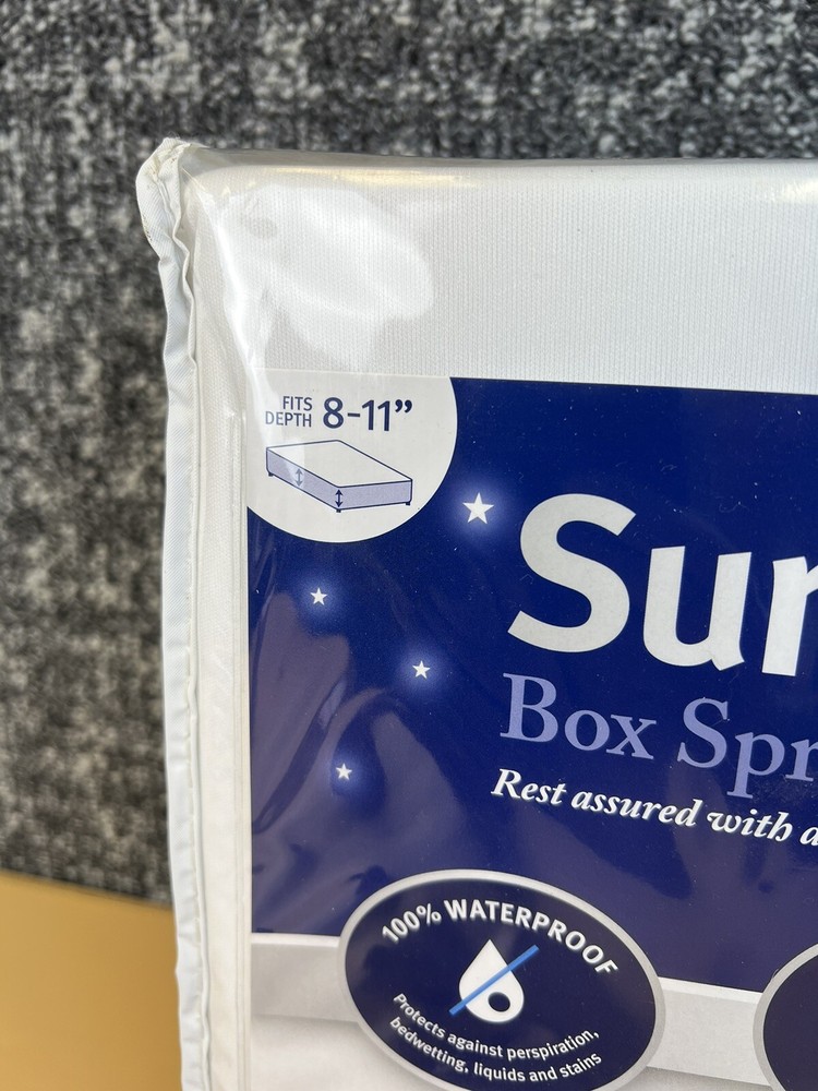 King Size SureGuard Box Spring Encasement Pack - 100% Waterproof, Bed Bug Pro...