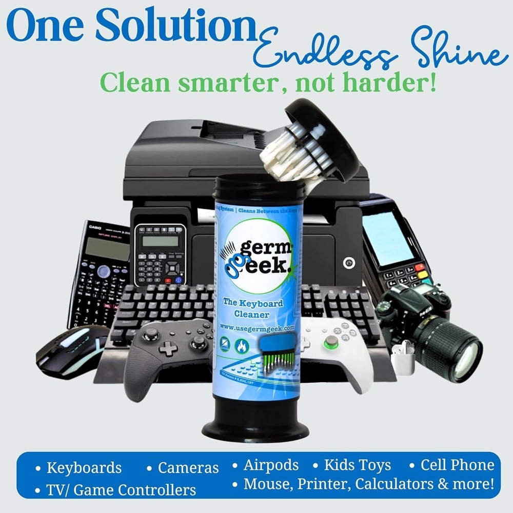 Keyboard & Electronics Cleaning Kit | Patented Precision Brush | Multi-Purpos...