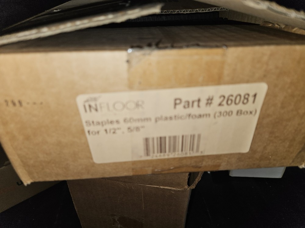 Infloor Plastic Staples