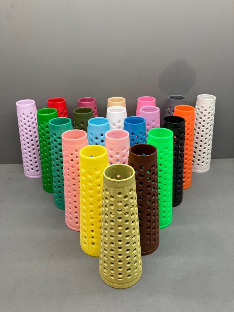 10 Assorted Plastic Yarn Cones For Wool Winding and Craft Use