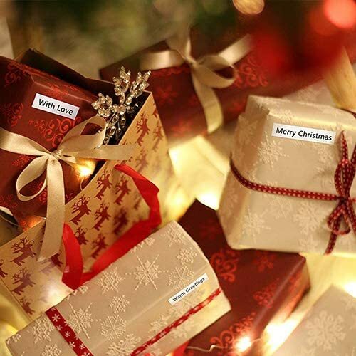 5PK Compatible DYMO LetraTag Refills 91330 White Paper Label Tape 12mm LT-100H