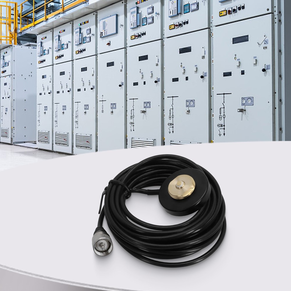 Convenient NMO Magnet Mount Base for UHF NMO Antennas 5M Cable Easy Setup