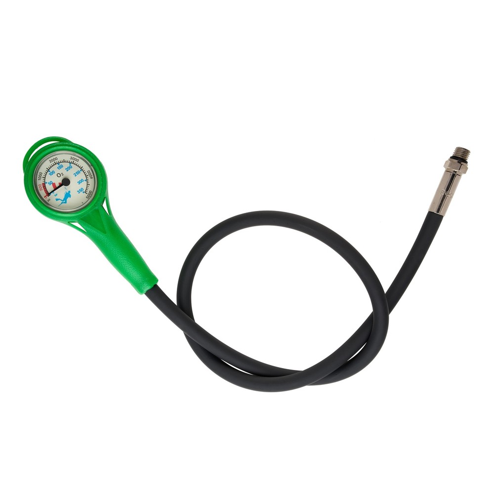 Blue Reef Oxygen/Nitrox Pressure Gauge with Hose