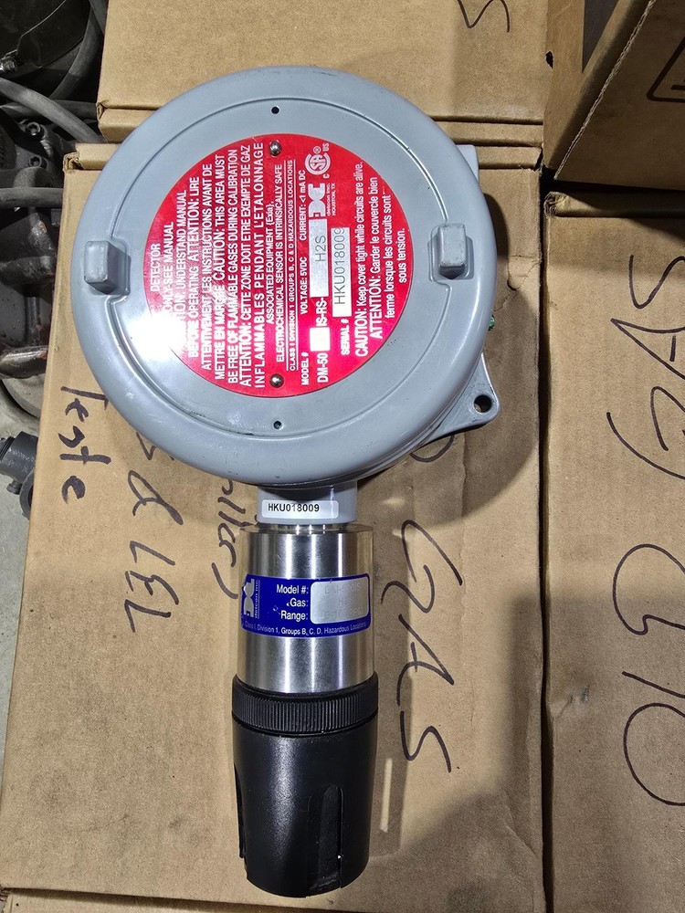DETCON DM-500-IS H2S SENSOR WITH JUNCTION BOX (USED)