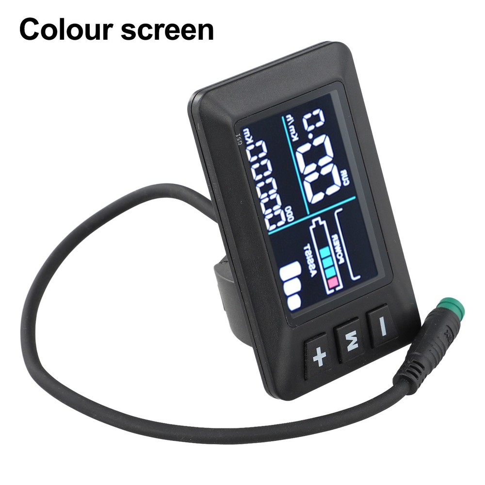 5 Pin Waterproof LCD Display for E Bikes Supporting 24V 36V 48V Voltage