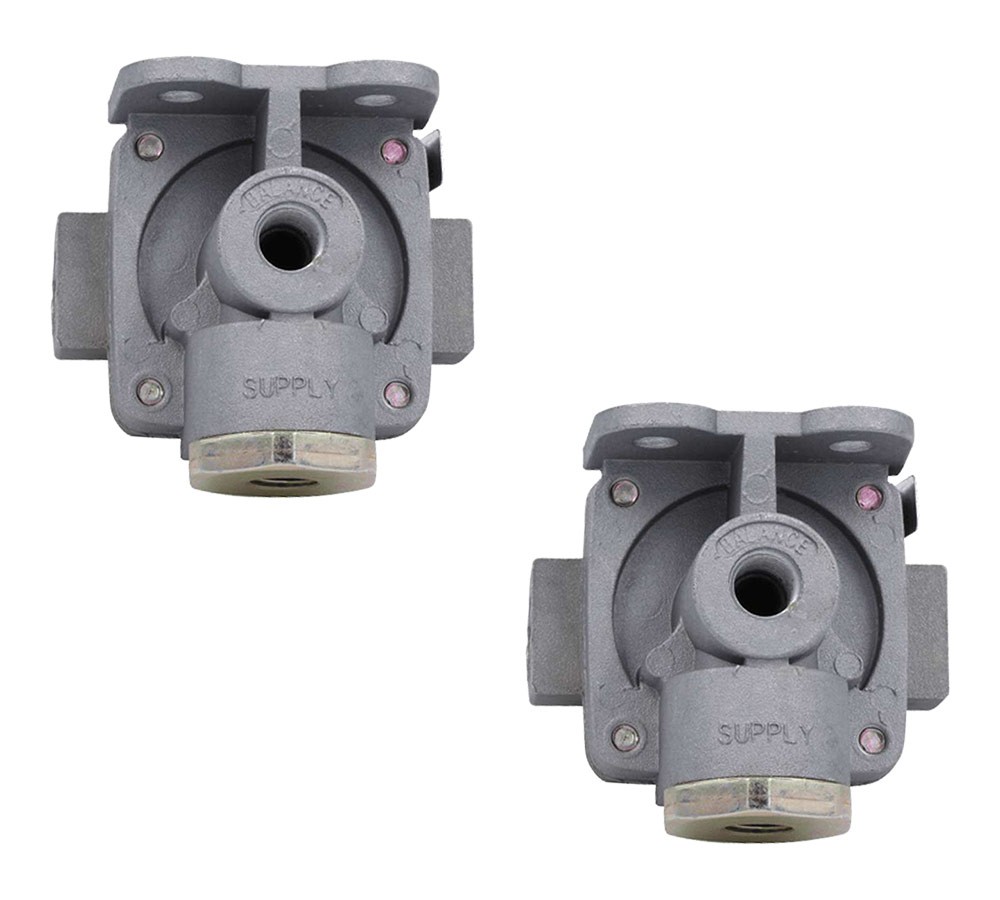 2PK  Quick Release Valves, 1/4" NPT Supply Replace 289714, Bendix 109089