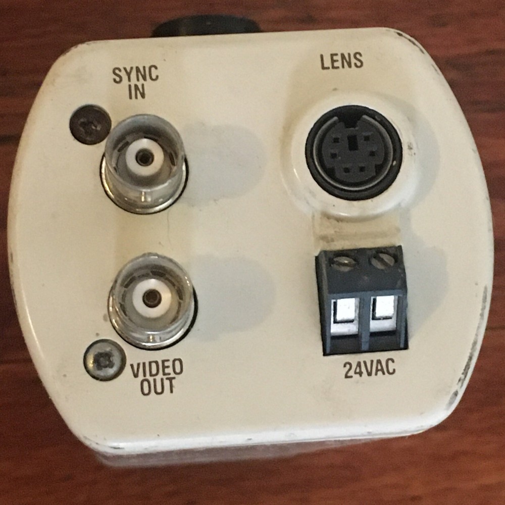 Burle TC352A Microscope Security Camera 12V BNC C-Mount with Mount