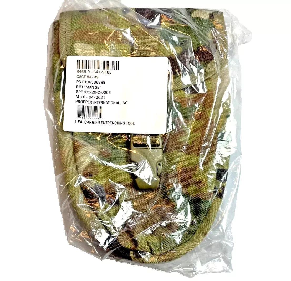 USGI Military USMC Gerber 2000 Entrenching Trifold Etool E-tool Shovel OCP Cover