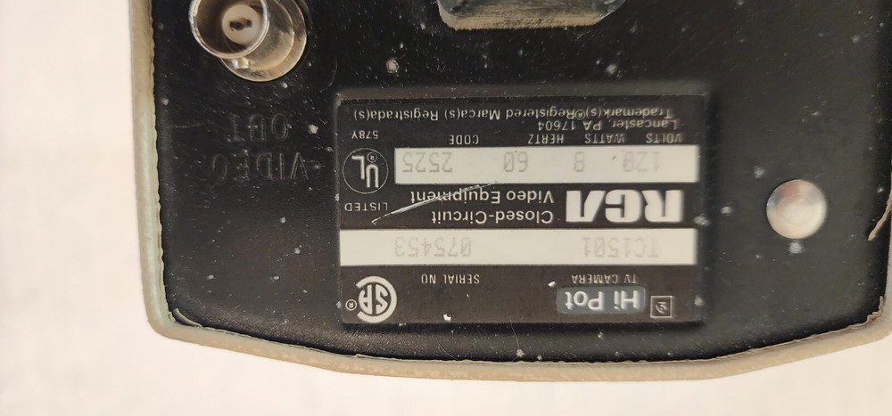 RCA TV Camera w/ cord TC1501