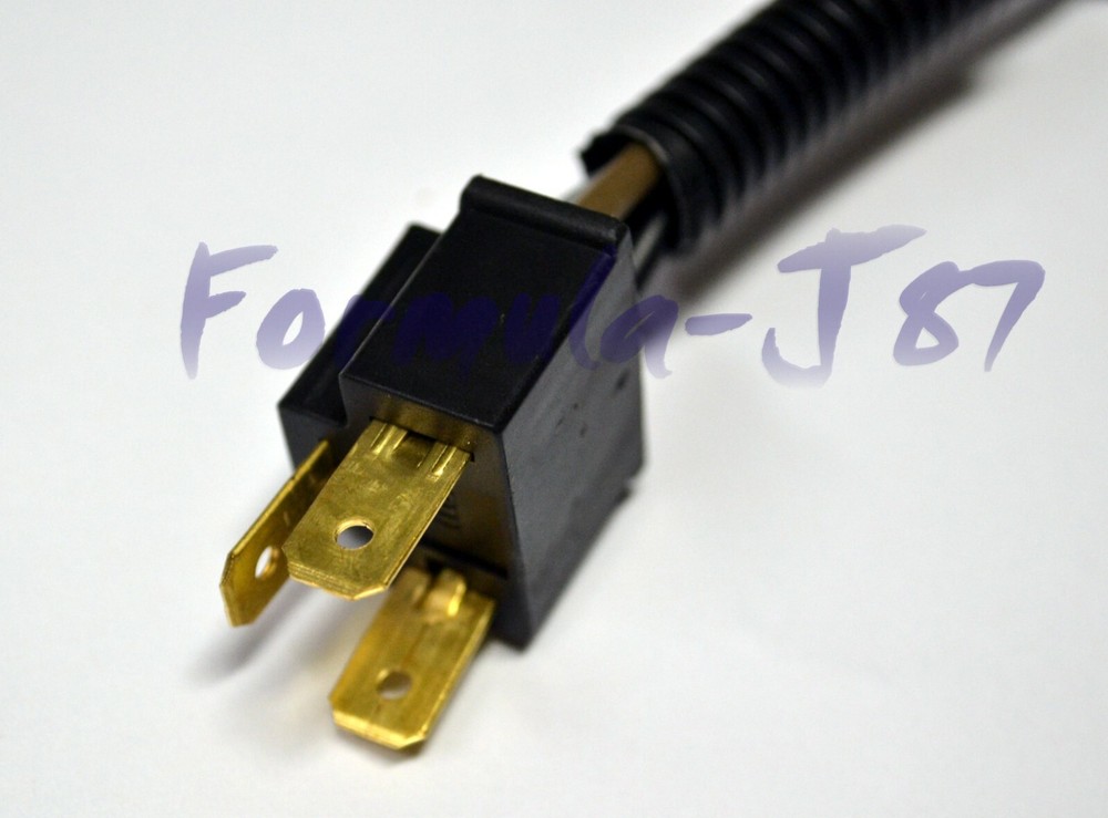 Extension Wire Ceramic A 9003 HB2 H4 Two Harness Head Light Bulb Replace Plug OE