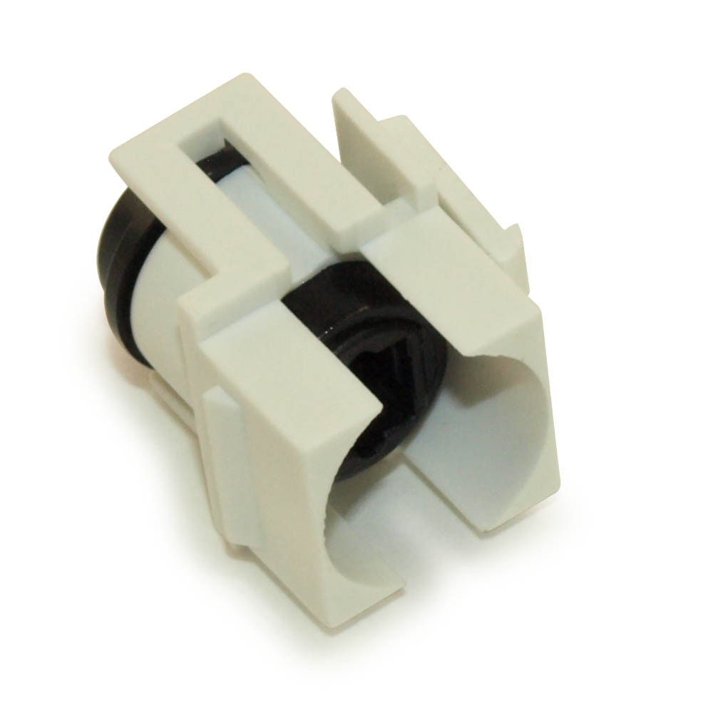 Keystone Jack Insert/Coupler Type: Toslink Optical Female/Female White