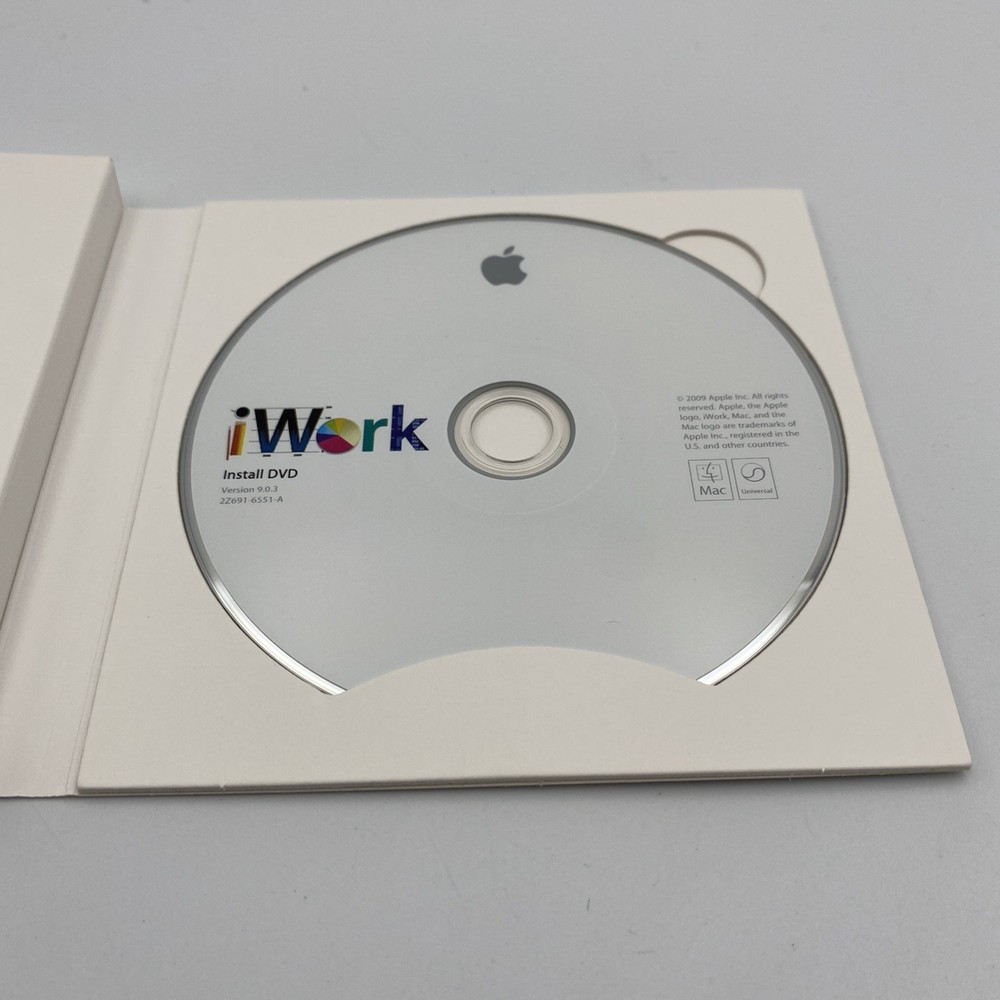 Apple iWork '09 (Retail) (1 User/s) - Full Version for Mac MB942Z/A