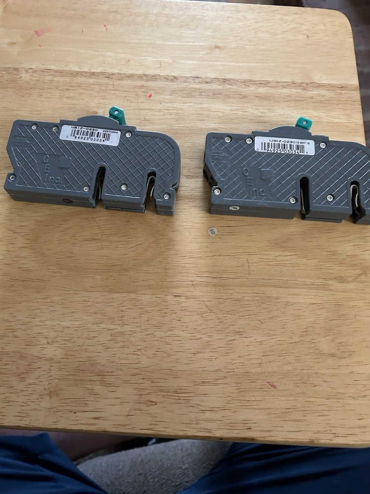 ￼ Two Double Pole 30 Amp For Zensco Breakers
